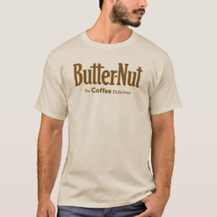 T-shirt för smör-Nöt-kaffe