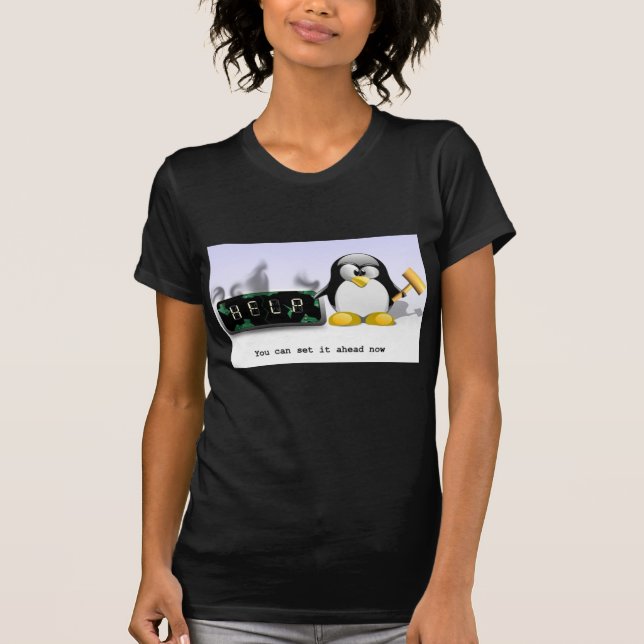 T-shirt för sommartid i antidagsljus (Framsida)