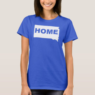 T-shirt för South Dakota Hemifrån Delstaten