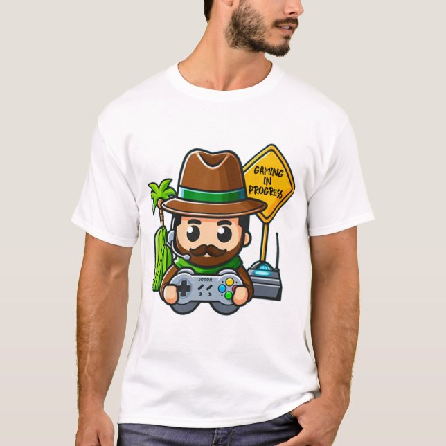 T-shirt för spel (Framsida)