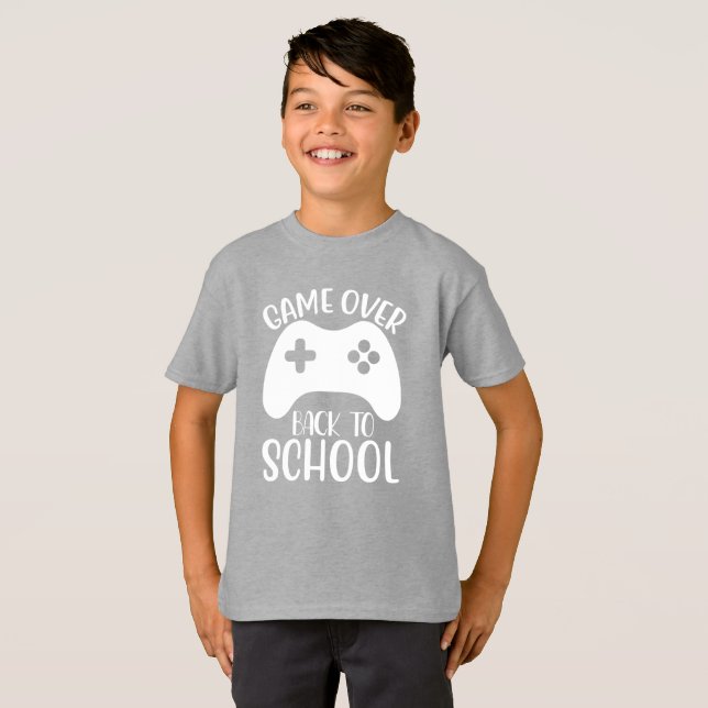 T-shirt för spel över spel (Hel framsida)