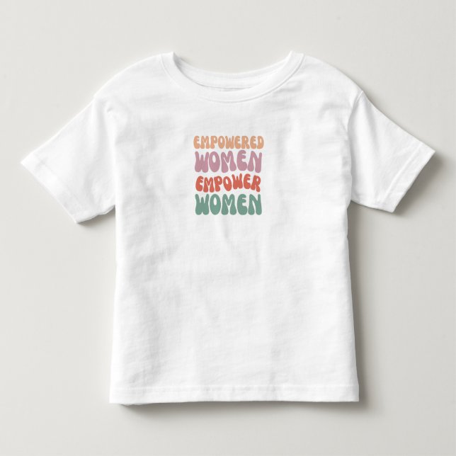 T-Shirt för stärkta kvinnor  (Framsida)