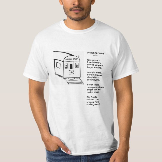 T-shirt för Subway Sightseeing Adventure (Framsida)