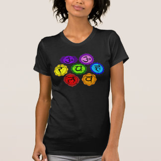 T-SHIRT. FÖR SYMBOLER FÖR YOGA REIKI SJU CHAKRAS TRÖJA
