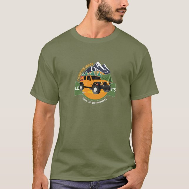 T-shirt för terränggående och camping (Framsida)