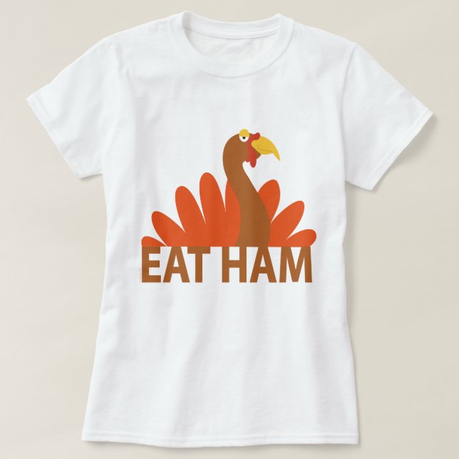 T-Shirt för Thanksgiving-kalkon (Design framsida)