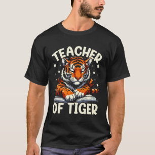 T-shirt för tigrarlärare - Omfamna din vilda sida