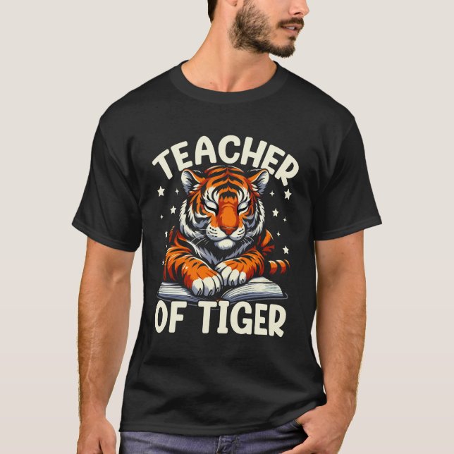 T-shirt för tigrarlärare - Omfamna din vilda sida (Framsida)