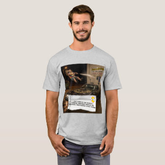 T-Shirt för Tuggummifolieskämt Biltvätt