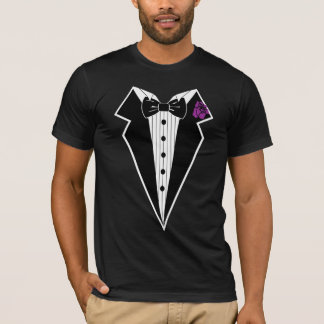 t-shirt för tuxedo