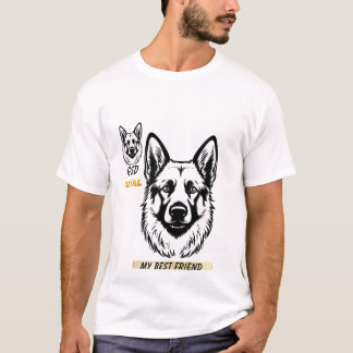 T-shirt för tysk schäferthund - hundälskare och bä
