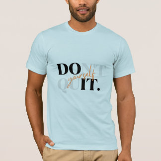 T-shirt för Unisex - Ge inte upp sig själv
