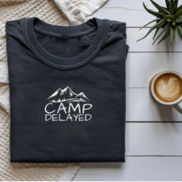 T-Shirt för Utomhus Humor för Camping på Något Sät