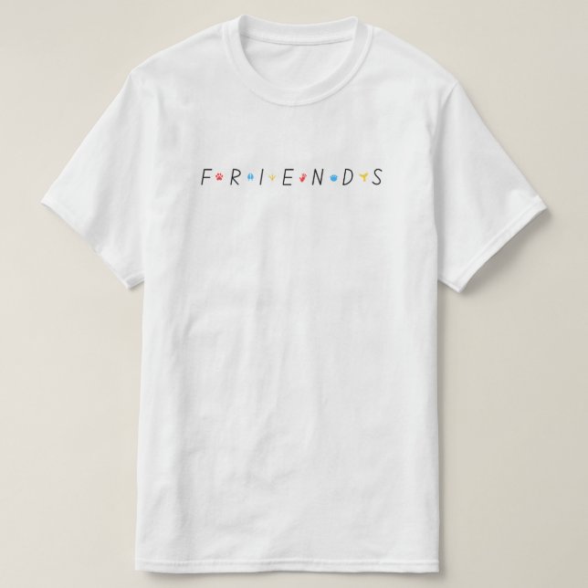 T-shirt för vänner (Design framsida)