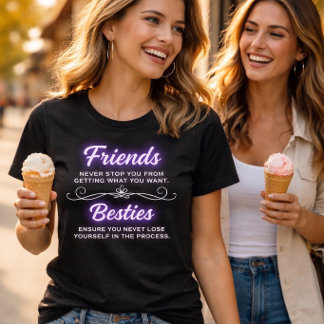 T-shirt för vänner och bästa vänner