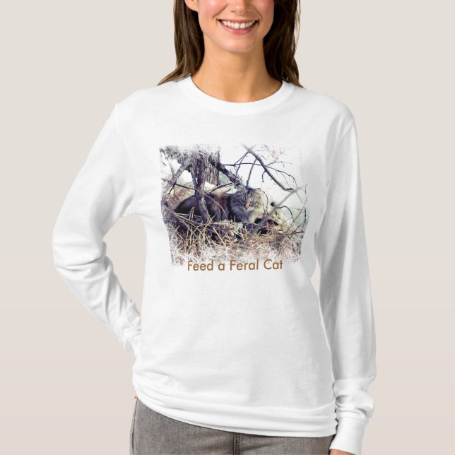 T-shirt för vårdare av förvildade katkolonier (Framsida)