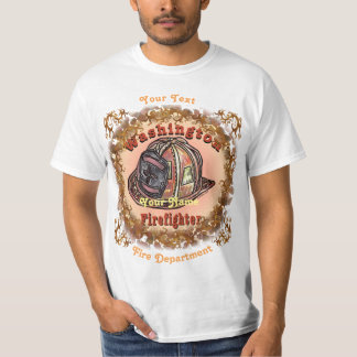T-shirt för Washington Firefighter