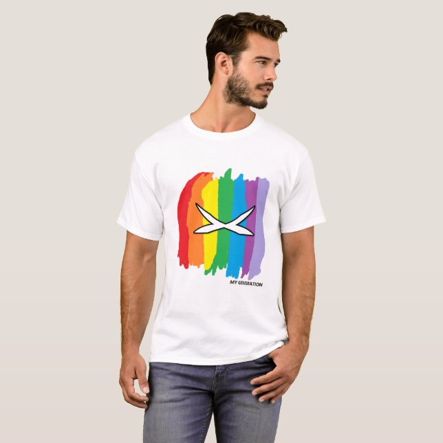 T-Shirt för X Generation (Hel framsida)