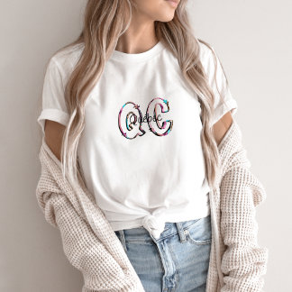 T-shirt-förkortning QC - Québec T Shirt