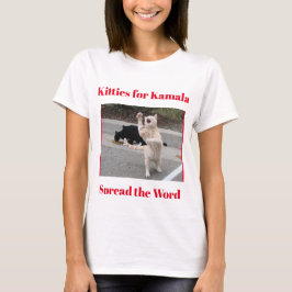 T-shirt: foto: Kattunge för Kamala T Shirt
