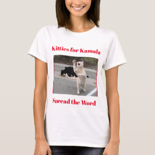 T-shirt: foto: Kattunge för Kamala T Shirt