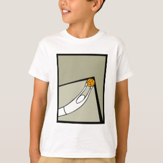 T-shirt-fotvårdare som fångar ett skott tee