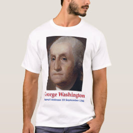T-Shirt från George Washington Farewell Adress
