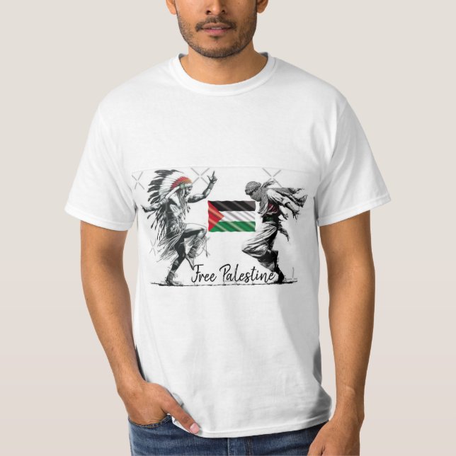 T-shirt free palestine (Framsida)