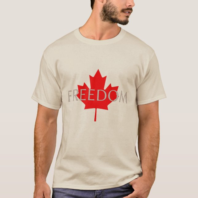 T-Shirt Freedom Canada (Framsida)