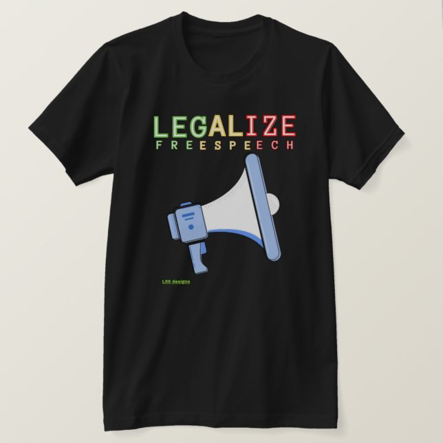 T-Shirt " FRI TAL" (Design framsida)