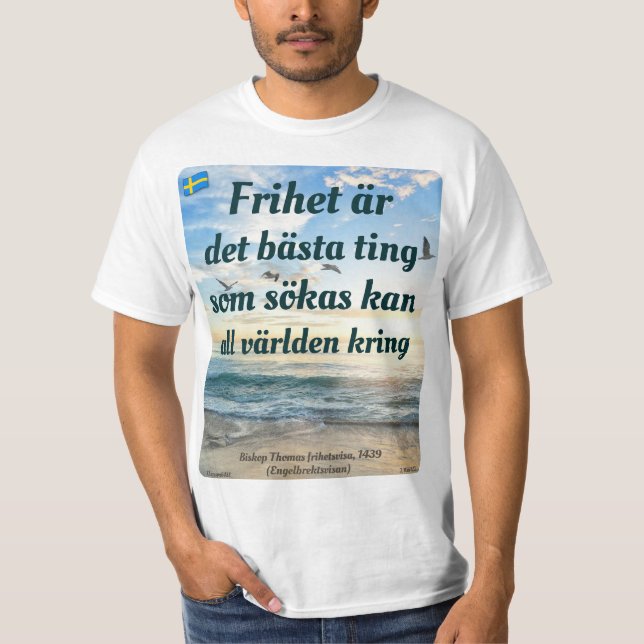 T-shirt — Frihet (Framsida)