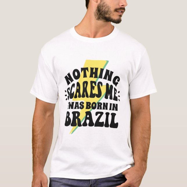 T-shirt Funny Brasilien | Brasiliansk fras (Framsida)