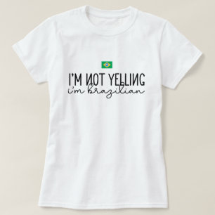 T-shirt Funny Brasilien Brasiliansk fras