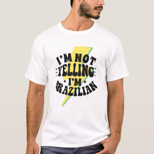 T-shirt Funny Brasilien Brasiliansk gåva