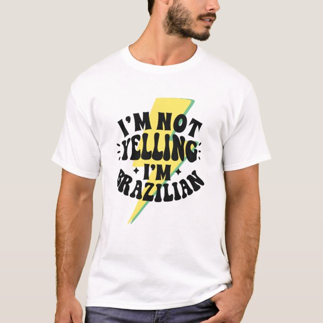T-shirt Funny Brasilien | Brasiliansk gåva (Framsida)