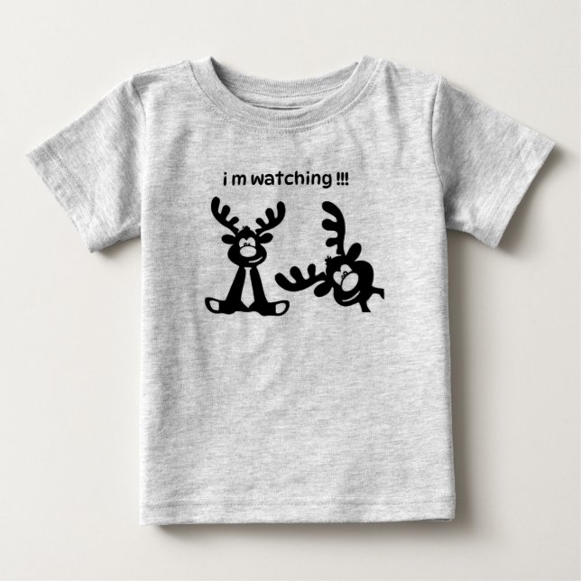 T-SHIRT FUNNY HJORT I VILL HA KID (Framsida)