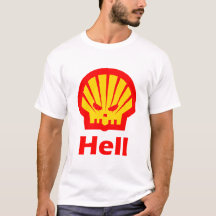 T-Shirt Funny Logotyp Sell helvetet