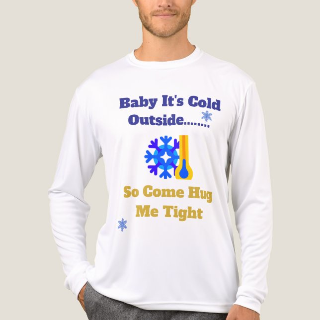 T-Shirt-Funny Vuxen Julafton Tee (Framsida)