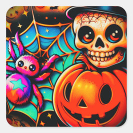 T-Shirt Fyrkantigt Klistermärke