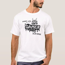 T-shirt Gamer, Anpassningsbar T-Shirt.