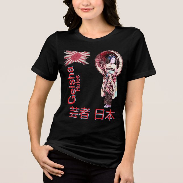 T-Shirt Geisha (Framsida)