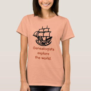T-shirt - Genealogister utforskar världen