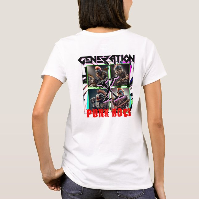 T-SHIRT GENERATION X PUNK STEN (Baksida)