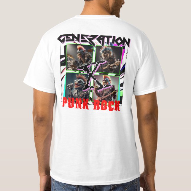 T-SHIRT GENERATION X PUNK STEN (Baksida)