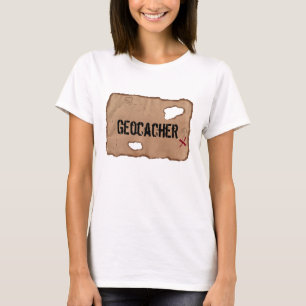 T-Shirt: Geocacher (Treasure Karta) Tee