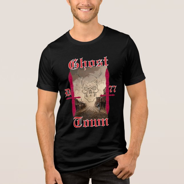 T-Shirt Ghost Town (Framsida)