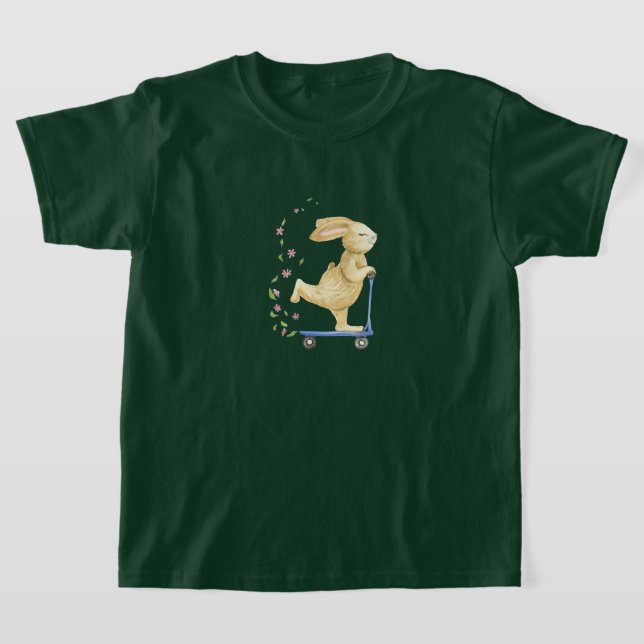 T-Shirt Girls - Cute Rabbit (Laydown)