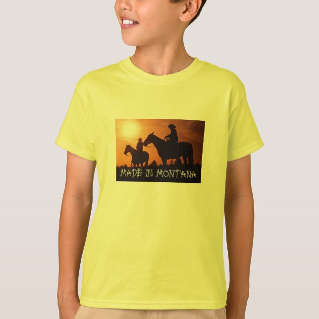 T-shirt gjord i Montana (Framsida)