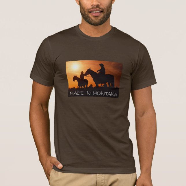 T-shirt gjord i Montana (Framsida)