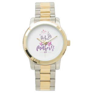 T-shirt Glad mors dag Present Armbandsur
